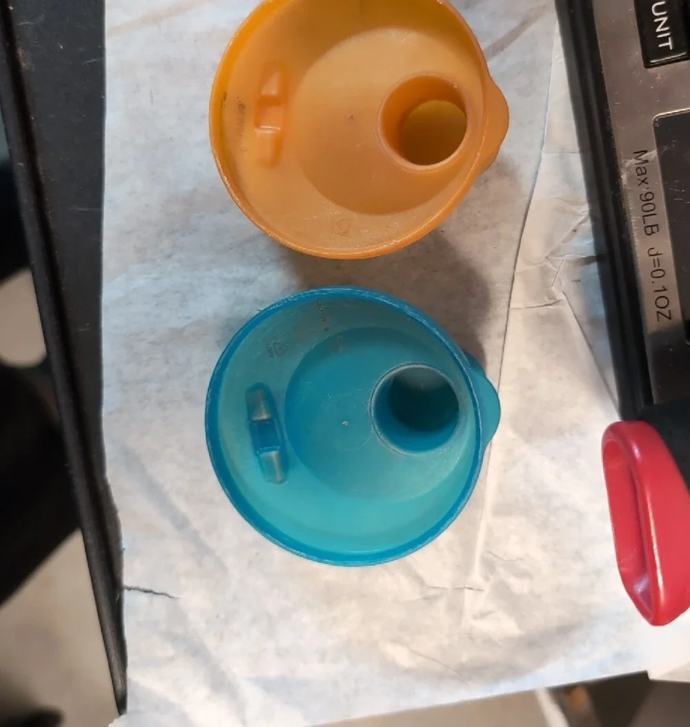 Vintage Tupperware Cups And Lids Bundle Lot Multi Color